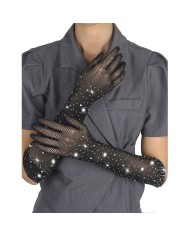 SUBBLIME 957469 GUANTES TRANSPARENTES CON BRILLO NEGRO S M