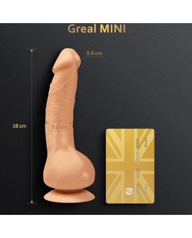 G VIBE GREAL MINI DILDO VIBRADOR SILICIONA NATURAL G VIBE GREAL MINI DILDO VIBRADOR SILICIONA NATURAL