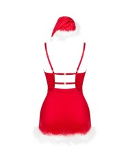 LIVCO CORSETTI FASHION AGETHE LC 90607 CAMISA TANGA GORRO NAVIDENO L XL