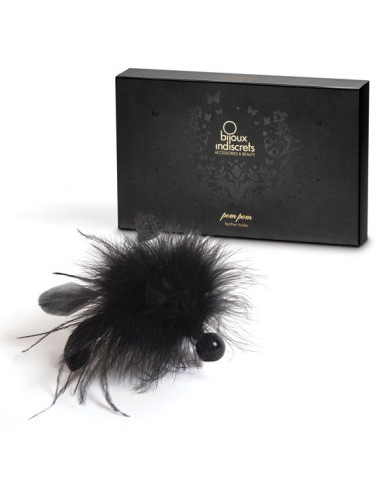 BIJOUX POM POM PLUMERO DE PLUMAS