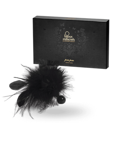 BIJOUX POM POM PLUMERO DE PLUMAS