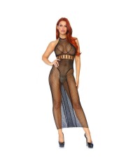 LEG AVENUE VESTIDO EN RED CON ESPALDA DESCUBIERTA TU