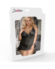 SUBBLIME FETISH TEDDY MANGA CORTA TALLA GRANDE