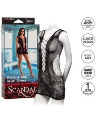 CALEXOTICS PEEK A BOO MINI VESTIDO TALLA UNICA