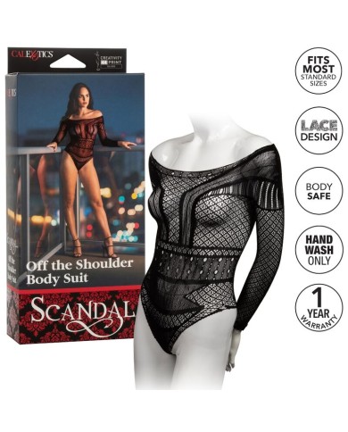 CALEXOTICS SCANDAL TEDDY ONE SIZE