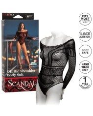 CALEXOTICS SCANDAL TEDDY ONE SIZE