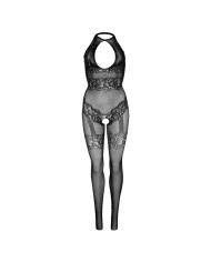 LEG AVENUE BODYSTOCKING DE RED SIN COSTURAS TALLA UNICA NEGRO