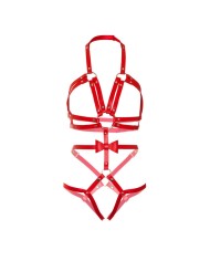 LEG AVENUE KINK TEDDY ARNES CON TACHUELAS TALLA S ROJO