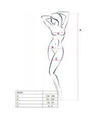 PASSION BS099 BODYSTOCKING NEGRO TALLA UNICA