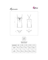 LIVCO CORSETTI FASHION KARONIN LC 90628 FALDA PANTY NEGRO