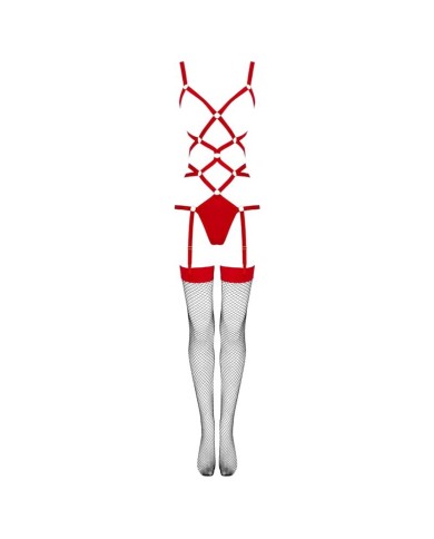 LIVCO CORSETTI FASHION THIARA LC 20213 SET BODY MEDIAS ROJA S M