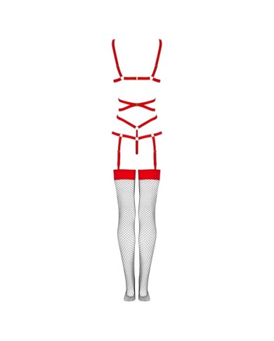 LIVCO CORSETTI FASHION THIARA LC 20213 SET BODY MEDIAS ROJA S M