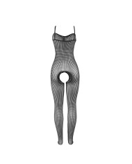 SUBBLIME 951726 BODYSTOCKING CROTCHLESS DE REJILLA ELASTICO NEGRO TALLA UNICA