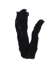 SUBBLIME 952129 BODYSTOCKING DE REJILLA CON DISENO DE VESTIDO Y DETALLES FLORALES NEGRO TALLA UNICA