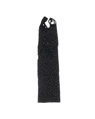 SUBBLIME 952198 VESTIDO DE REJILLA CON DIAMANTES BRILLANTES NEGRO TALLA UNICA