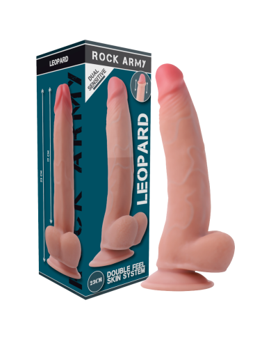 ROCKARMY LEOPARD DILDO REALISTA DUAL DENSITY 23 CM O 477 CM ROCKARMY LEOPARD DILDO REALISTA DUAL DENSITY 23 CM O 477 CM