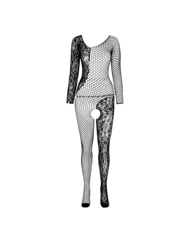 PASSION BS 107 BODYSTOCKING BLANCO TALLA UNICA