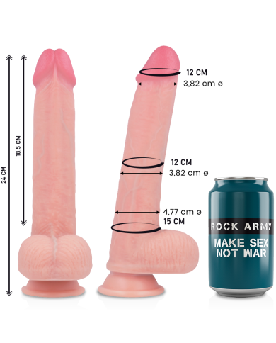 ROCKARMY KINGCOBRA DILDO REALISTICO LIQUID SILICONE 24 CM O 477 CM ROCKARMY KINGCOBRA DILDO REALISTICO LIQUID SILICONE 24 CM O 477 CM