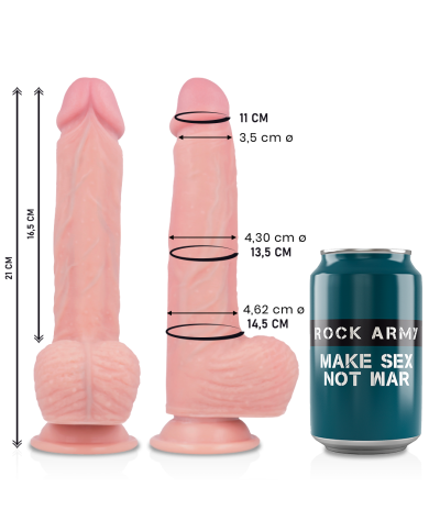 ROCKARMY SPITFIRE DILDO REALISTICO LIQUID SILICONE 21 CM O 462 CM ROCKARMY SPITFIRE DILDO REALISTICO LIQUID SILICONE 21 CM O 462 CM