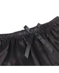 SUBBLIME 953935 PIJAMA SEXY SATEN Y ENCAJE NEGRO S M