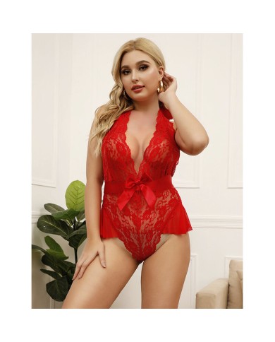 SUBBLIME 953973 BODY SEXY CON VOLANTES CINTURON ROJO S M