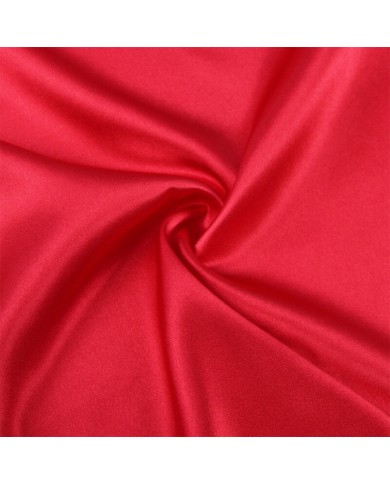 SUBBLIME 954024 CAMISON DE ENCAJE ESPALDA TRANSPARENTE TANGA ROJO NEGRO L XL