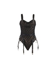 SUBBLIME 954260 BODY CON CADENAS LIGUEROS NEGRO S M