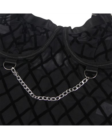 SUBBLIME 954277 BODY CON CADENAS LIGUEROS NEGRO L XL