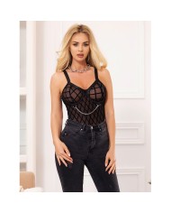 SUBBLIME 954277 BODY CON CADENAS LIGUEROS NEGRO L XL