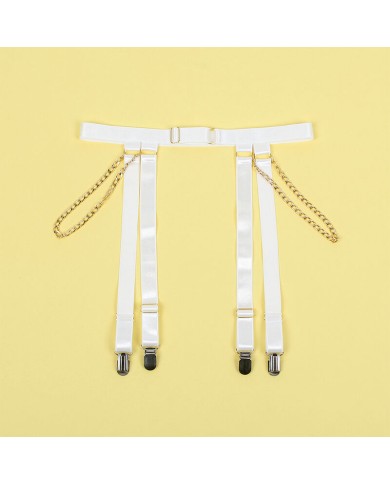 SUBBLIME 954284 BODY CON CADENAS LIGUEROS BLANCO S M