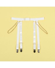 SUBBLIME 954284 BODY CON CADENAS LIGUEROS BLANCO S M