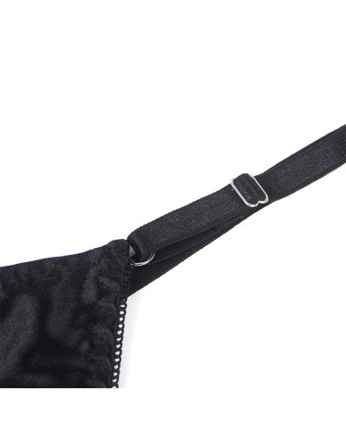 SUBBLIME 955199 SET SUJETADOR CON LAZO NEGRO AJUSTABLE S M