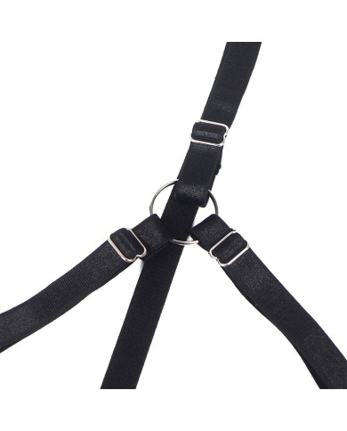 SUBBLIME 955199 SET SUJETADOR CON LAZO NEGRO AJUSTABLE S M