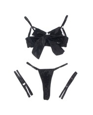 SUBBLIME 955205 SET SUJETADOR CON LAZO NEGRO AJUSTABLE L XL