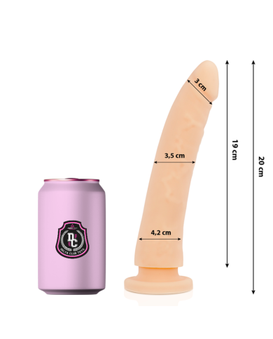 DELTA CLUB DILDO REALISTA NATURAL SILICONA MEDICA 20 CM O 4 CM DELTA CLUB DILDO REALISTA NATURAL SILICONA MEDICA 20 CM O 4 CM