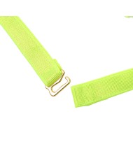 SUBBLIME 955281 SET SUJETADOR CON COLLAR Y DETALLES PARA PIERNAS VERDE FLUORESCENTE L XL