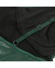 SUBBLIME 955434 VESTIDO CON TIRANTES DE CUERO VERDE S M