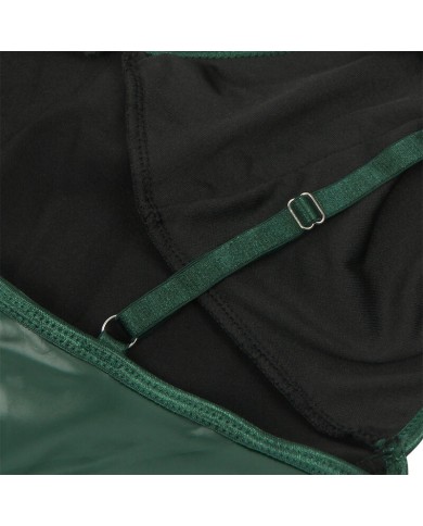 SUBBLIME 955441 VESTIDO CON TIRANTES DE CUERO VERDE L XL