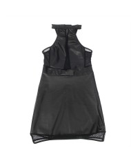 SUBBLIME 955489 VESTIDO CUELLO HALTER CON TRANSPARENCIAS NEGRO L XL