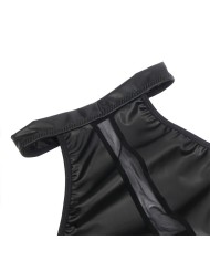 SUBBLIME 955489 VESTIDO CUELLO HALTER CON TRANSPARENCIAS NEGRO L XL