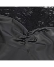 SUBBLIME 955595 VESTIDO DE MANGA LARGA CON ENCAJE NEGRO S M
