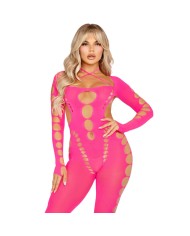 LEG AVENUE BODYSTOCKING ROSA CON ESPALDA ABIERTA TALLA UNICA