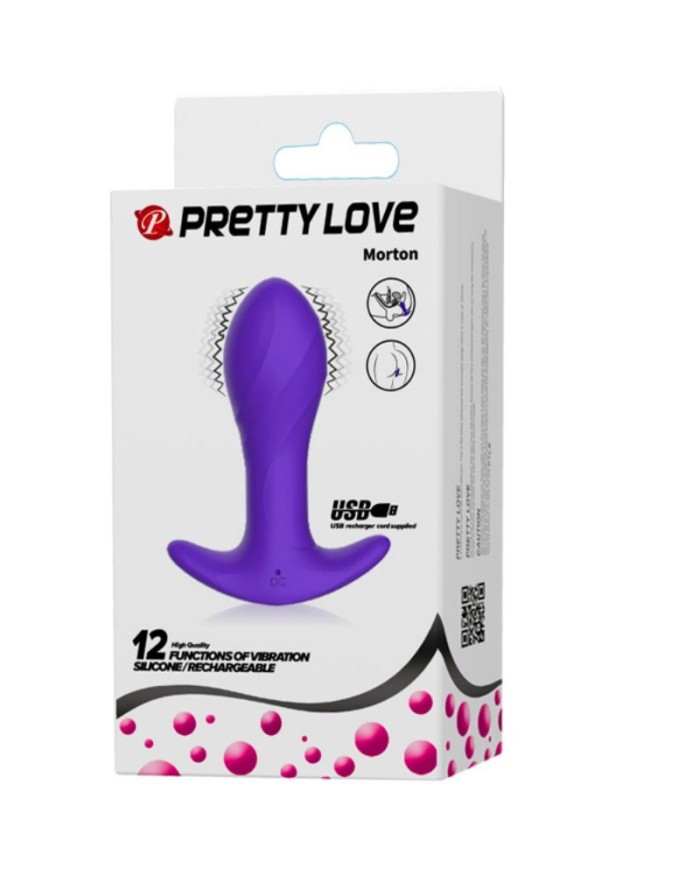 PRETTY LOVE VIBRADOR ANAL LILA