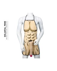 DIABLO PICANTE DELANTAL CON PENE 3D MUSCULOSO Y ATREVIDO