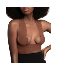 BYE BRA BODY CINTA 5 M X 65 CM 3 PARES DE PEZONERAS MARRON