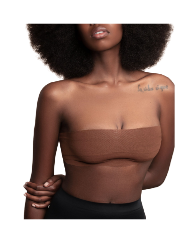 BYE BRA BODY CINTA 5 M X 65 CM 3 PARES DE PEZONERAS MARRON