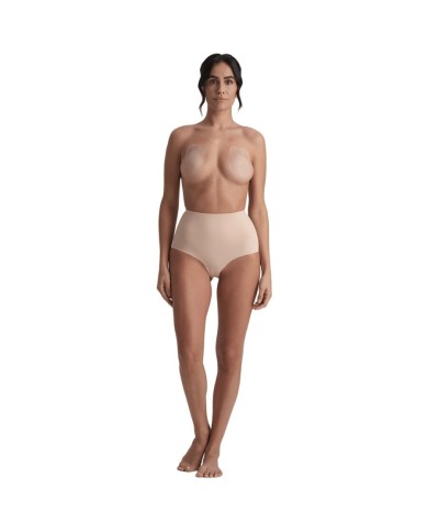 BYE BRA RABBIT COPAS DE SILICONA BEIGE TALLA XL