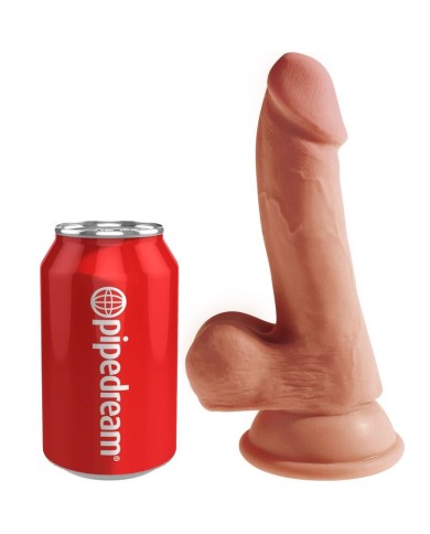 KING COCK PLUS 3D DILDO CON TESTICULOS 17 CM KING COCK PLUS 3D DILDO CON TESTICULOS 17 CM