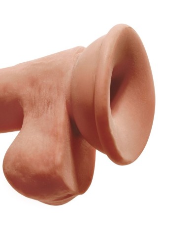 KING COCK PLUS 3D DILDO CON TESTICULOS 17 CM KING COCK PLUS 3D DILDO CON TESTICULOS 17 CM