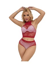 SUBBLIME 952402 SET DE REJILLA CON BRILLANTES ROJO TALLA UNICA